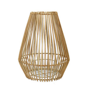 Rattan lampshades