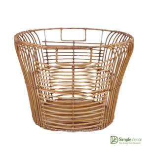 rattan storage baskets