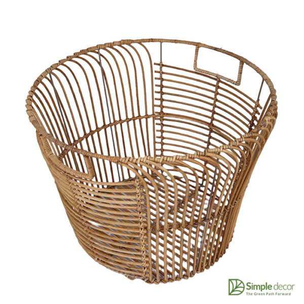 rattan storage baskets