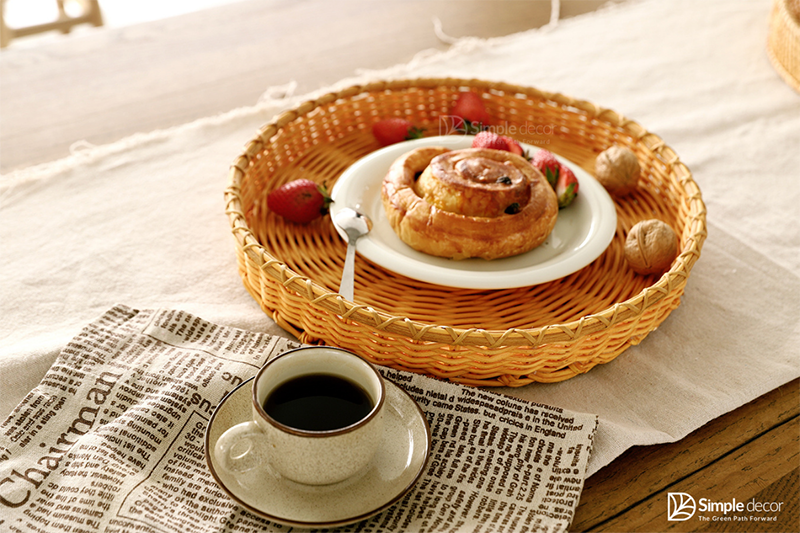 decorative-rattan-trays-for-breakfast-simple-decor