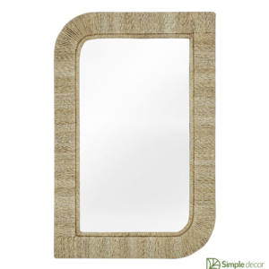 Wholesale rectangle Jute Mirror Manufacturer in Vietnam