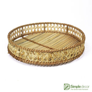 rattan serving tray wholesale