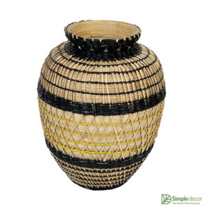 Handwoven Bamboo Seagrass Vase For Home Decor Manufacturer in Vietnam