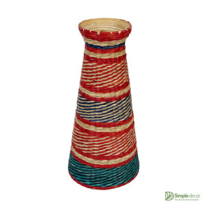 Handwoven Bamboo Seagrass Vase For Home Decor Manufacturer in Vietnam