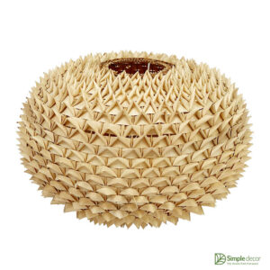 handcrafted Palm leaf pendtand light made in vietnam