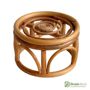 Wholesale Small Rattan Plant Stand for indoor Home Decor Manufacturer in Vietnam