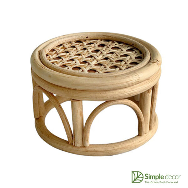 Wholesale Small Rattan Plant Stand for indoor Home Decor Manufacturer in Vietnam