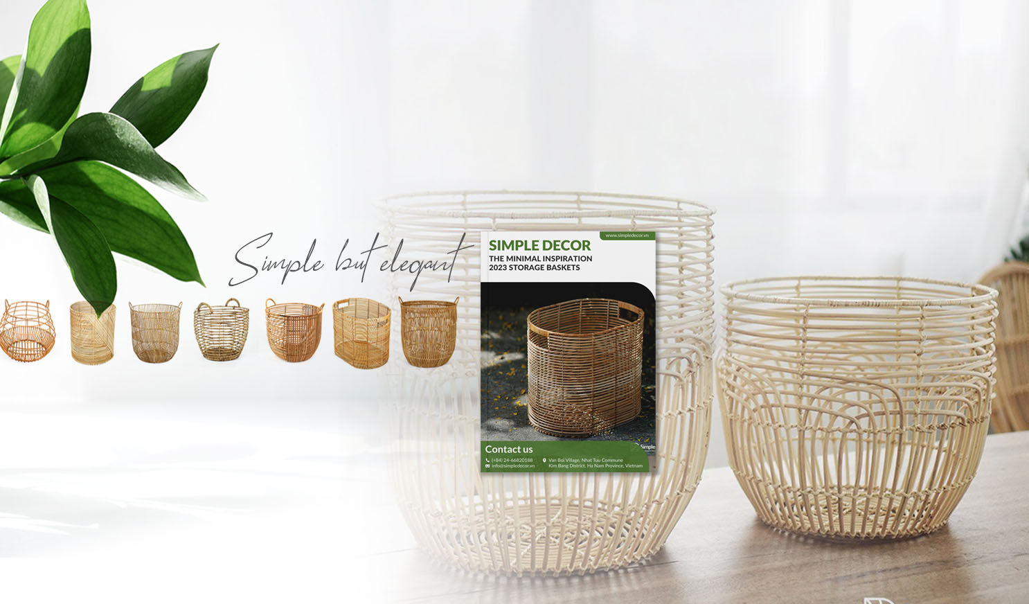 The Simple Baskets Collection -website banner
