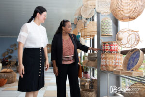 Greening Business Operations - The CEO of International Trade Center Visits and Experiences the Production Activities at Simple Decor's Facility.
