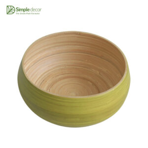 SD230102- Spun bamboo bowl made in Vietnam
