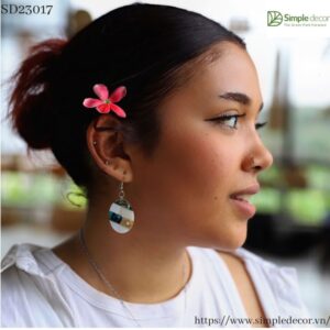 Seashell earrings from Vietnam