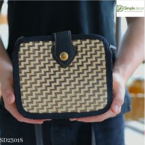 Bamboo and leather bag from Vietnam
