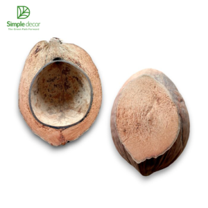 Raw Coconut Shell Half , Candle Supplies, Coconut with Husk , Coconut Cup , Made in Vietnam