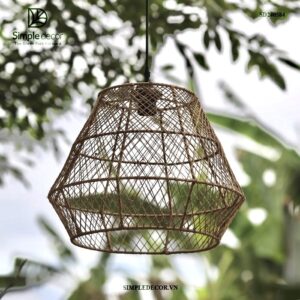Ceiling Light made by Rattan