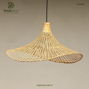Woven Bamboo Lamp