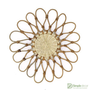 Rattan Floral Placemat