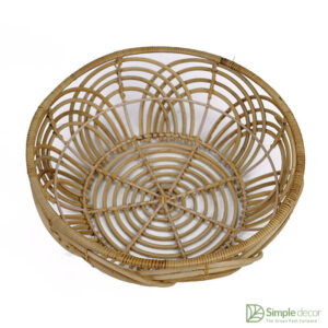 Rattan fruit basket