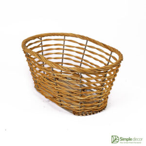 Natural small basket charm