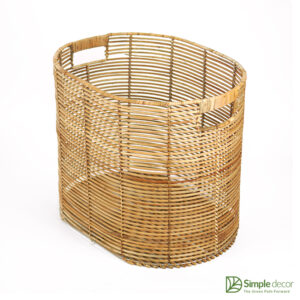 rattan storage basket