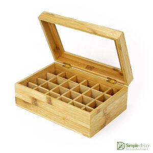 Bamboo jewelry box