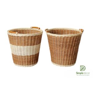 Modern Rattan Storage Basket
