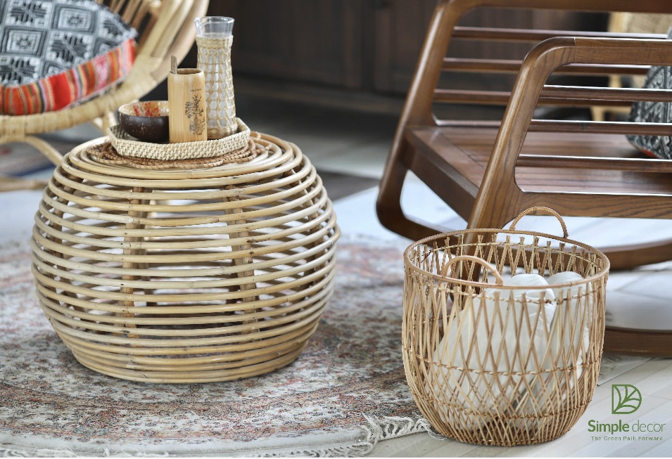Natural Rattan Basket for Home - Image 4