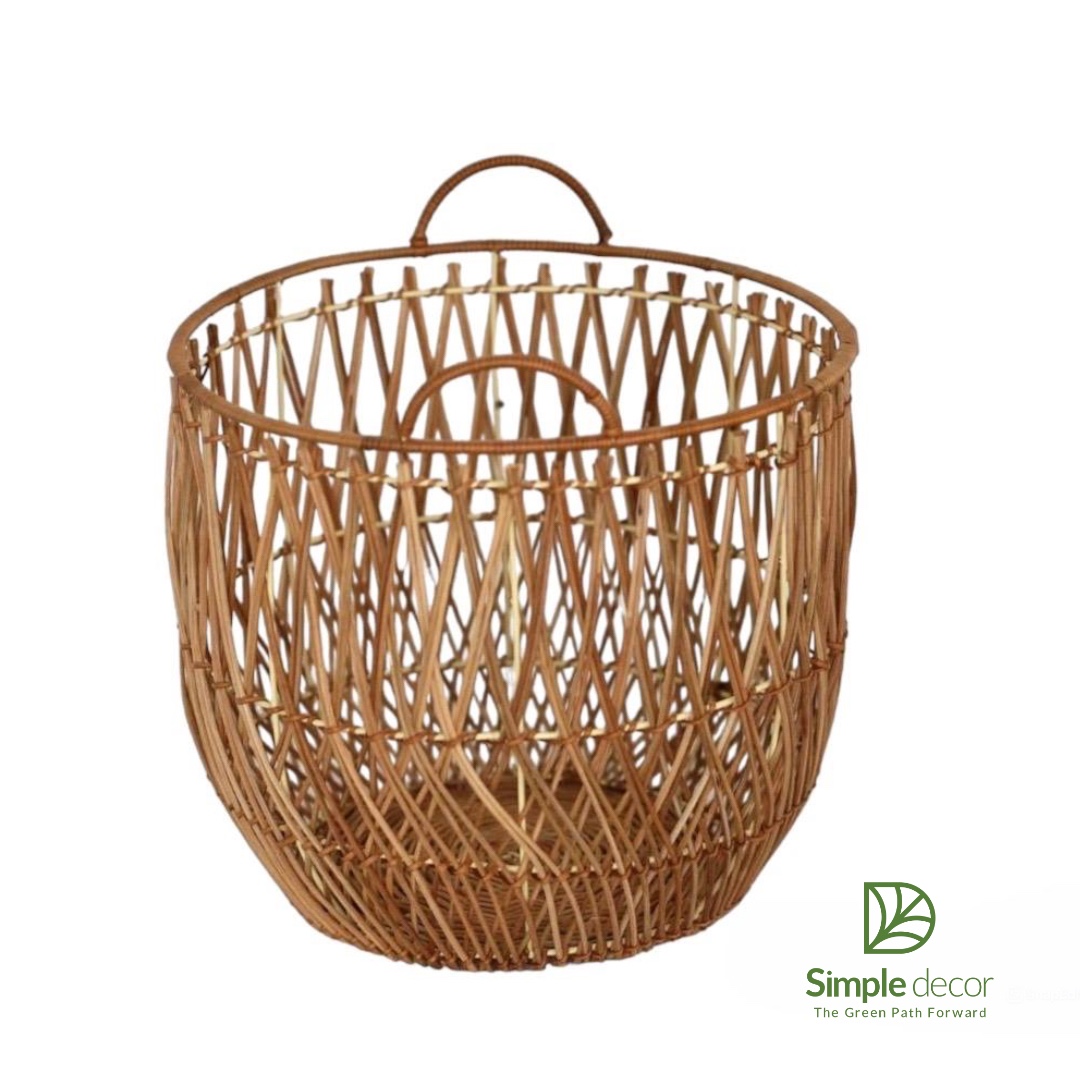 Natural Rattan Basket for Home - Image 2